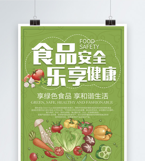 食品安全宣傳海報