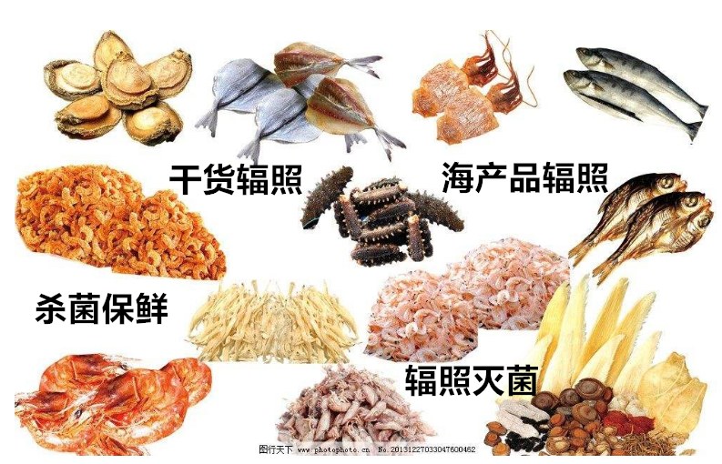 食品輻照保鮮 食品輻照滅菌殺菌除霉 殺蟲保鮮